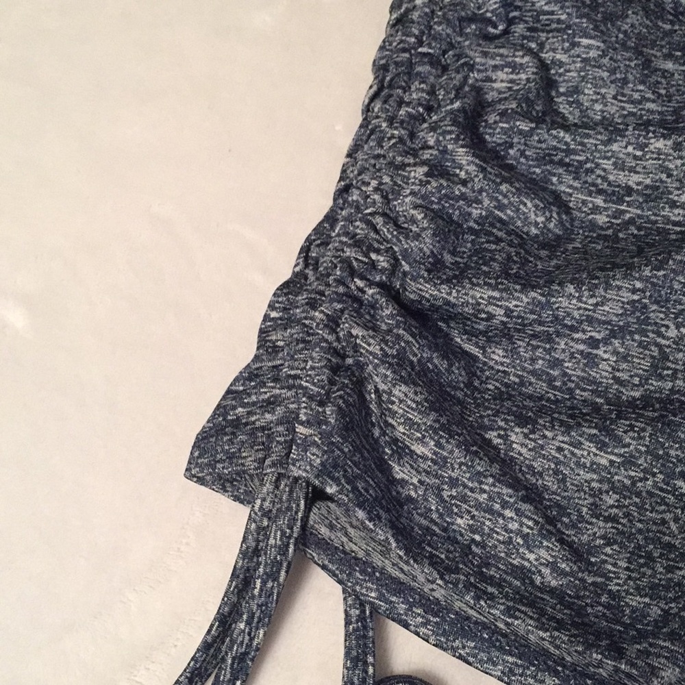 Drawstring Side Marled Shorts - Picture 7 of 10